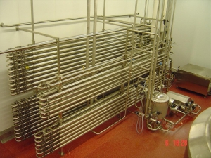 Pasteurizador triple tubos