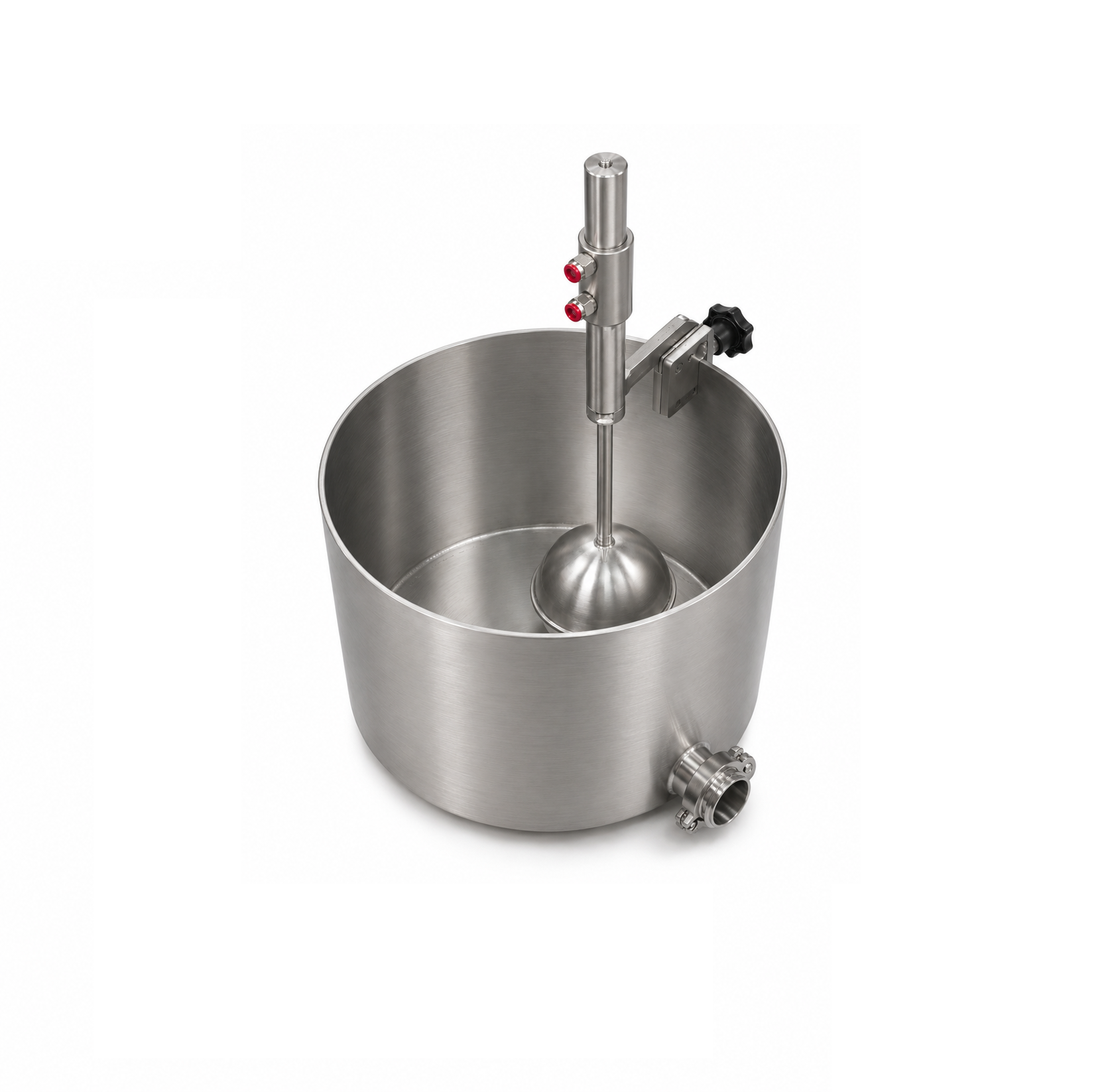 collecting vat with level control